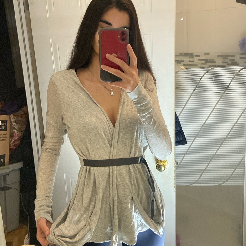Theory Wrap Front Top Size small
